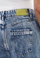 Bayan Mavi Ultra Yüksek Bel Wide-Leg Pantolon