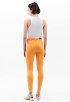 Bayan Turuncu Yüksek Bel Skinny-Fit Pantolon ( TENCEL™ )