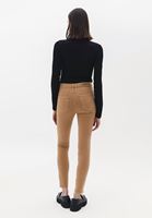 Bayan Bej Yüksek Bel Skinny-Fit Pantolon ( TENCEL™ )