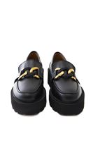 Bayan Siyah Vegan Deri Loafer Ayakkabı