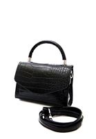 Bayan Siyah Crocodile Dokulu Çanta