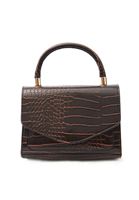 Bayan Kahverengi Crocodile Dokulu Çanta