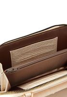 Bayan Bej Crocodile Dokulu Telefon Çantası