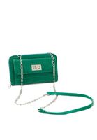 Bayan Yeşil Crocodile Dokulu Telefon Çantası