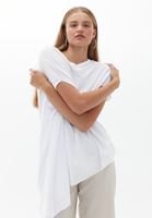 Bayan Beyaz Oversize Tişört ( MODAL )