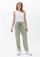 Ultra Yüksek Bel Straight-Fit Kargo Pantolon ( TENCEL™ )