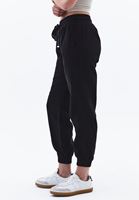 Bayan Siyah Yumuşak Dokulu Jogger Pantolon ( TENCEL™ )