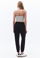 Bayan Siyah Yumuşak Dokulu Jogger Pantolon ( TENCEL™ )