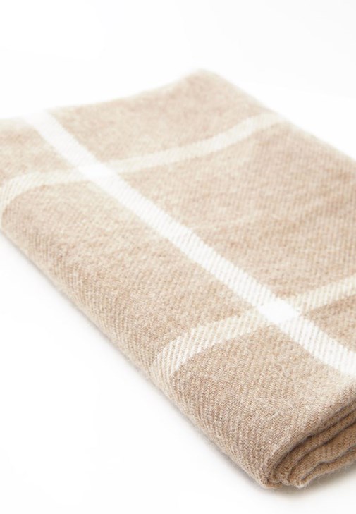 Çok Renkli Desenli Kalın Şal