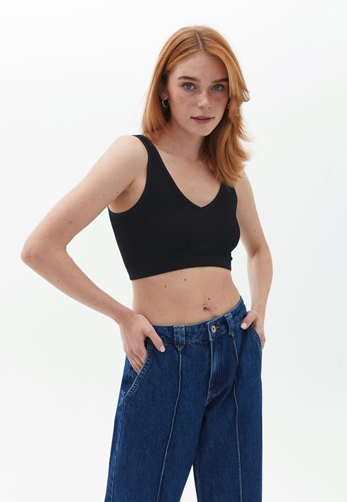 Orta Bel Jogger ve Crop Top Kombini