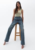 Bayan Çok Renkli Tek Omuzlu Crop Atlet