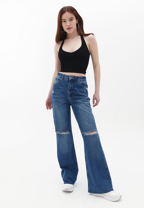 Seamless Crop Top ve Pantolon Kombini 