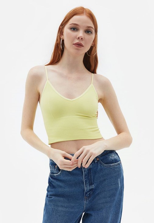 Crop Top ve Blazer Ceket Kombini