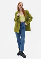 Crop Top ve Blazer Ceket Kombini