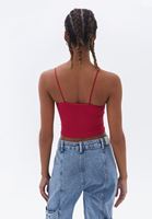 Bayan Pembe Dikişsiz Crop Top