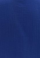 Bayan Mavi Pamuklu Oversize Gömlek