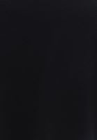 Bayan Siyah Pamuklu Crop Tişört