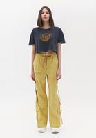 İşlevli Fermuarlı Straight-Fit Kargo Pantolon