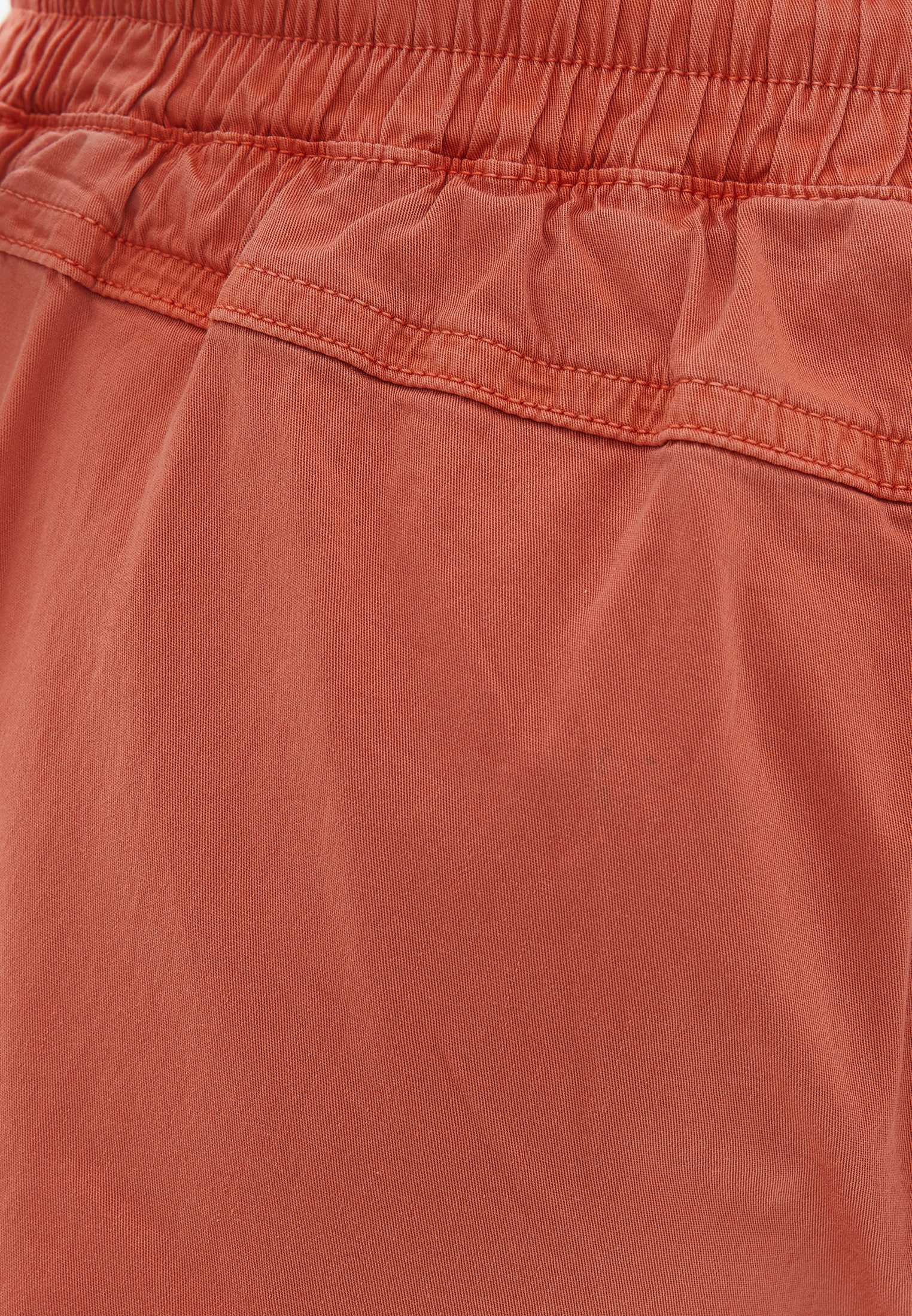 Turuncu Beli Lastikli Kargo Jogger Pantolon