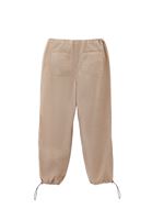 Bayan Bej Orta Bel Jogger Pantolon