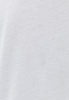 Bayan Beyaz Pamuklu Oversize Tişört