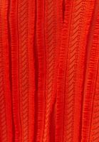 Bayan Turuncu Oversize Brodeli Gömlek