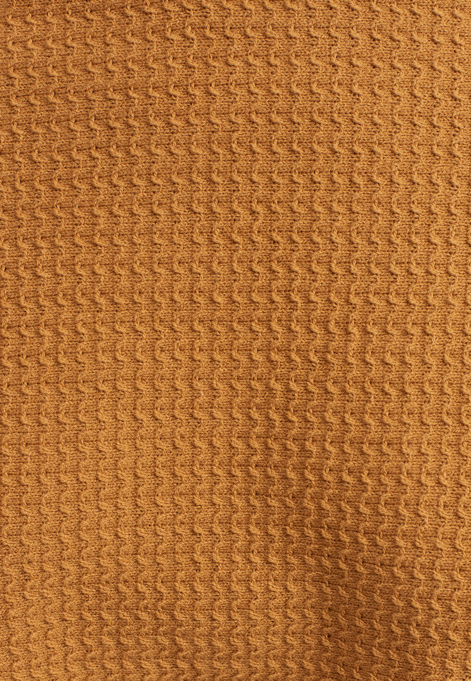Kahverengi Oversize Crop Triko
