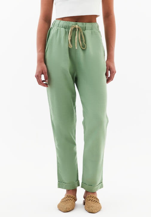 Pantolon ve Crop Ceket Kombini