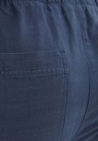 Bayan Mavi Yüksek Bel Carrot-Fit Pantolon