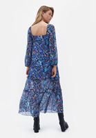 Women Mixed Midi Tulle Dress