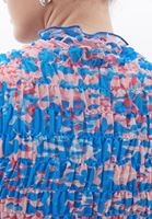 Bayan Çok Renkli Gipeli Tül Bluz