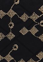 Bayan Siyah Oversize Kapitoneli Kimono