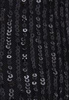 Bayan Siyah Yüksek Bel Payetli Pantolon