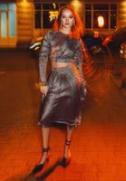 Asimetrik Kesim Midi Etek