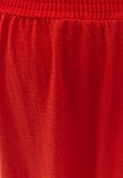 Bayan Kırmızı Asimetrik Kesim Midi Etek