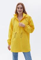 Kapüşonlu Loose-Fit Yağmurluk