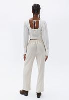 Oversize Cepli Gömlek ve Straight-Fit Pantolon Kombini