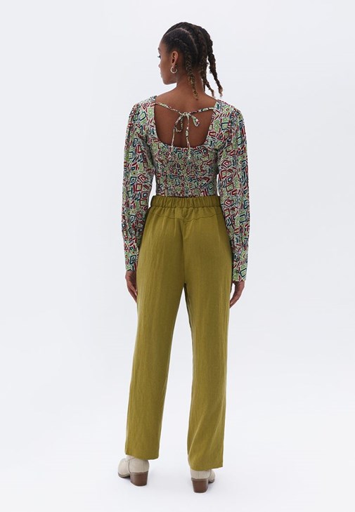 Pantolon ve Oversize Mont Kombini