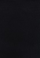 Bayan Siyah Yırtmaçlı Midi Etek