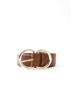 Bayan Kahverengi Tokalı Kemer