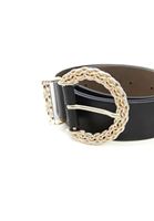 Bayan Siyah Toka Detaylı Kemer