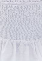 Bayan Beyaz Balon Kollu Bluz