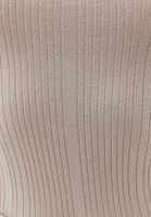 Bayan Bej Cut-Out Detaylı Triko Kazak