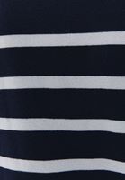 Bayan Çok Renkli Fermuarlı Çizgili Kazak