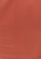 Bayan Turuncu Dantel Detaylı Tişört