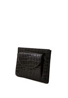 Women Black Multi-Compartment Wallet