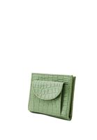 Women Green Multi-Compartment Wallet