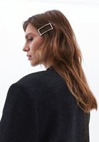 Bayan Gümüş Klipsli Saç Tokası