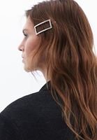 Bayan Gümüş Klipsli Saç Tokası