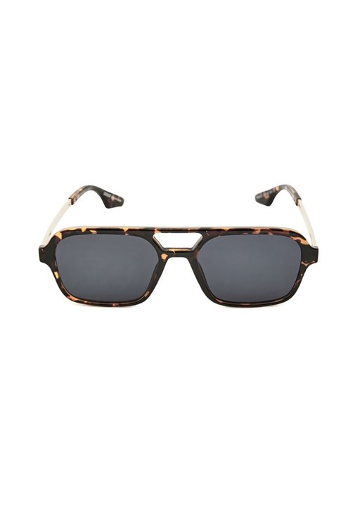 Kahverengi Çerçeve Detaylı Güneş Gözlüğü